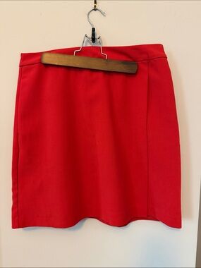 Halogen Bright Red Mini Skirt